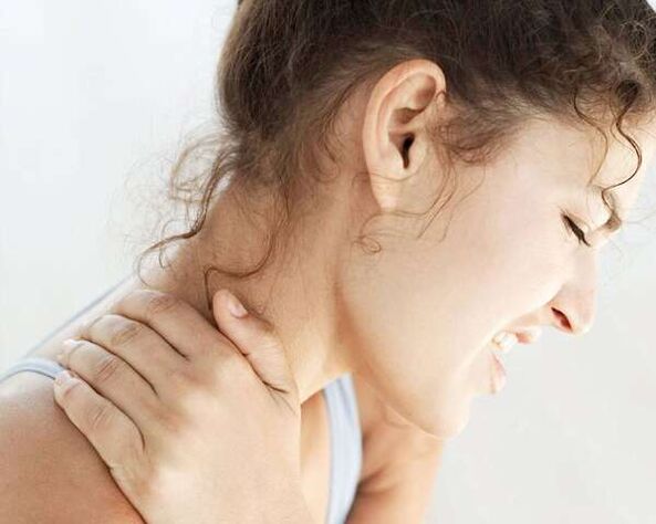 Dolor de cuello en la osteocondrosis